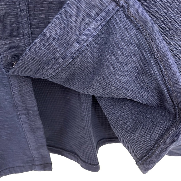 J. Crew Waffle Lined Garment Dyed Knit Harbor Shirt Men’s Large - Picture 5 of 14